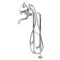 Kingston Brass CCK246K1 Freestanding Clawfoot Tub Faucet Package with Supply Line, Polished Chrome CCK246K1 - alternate 1